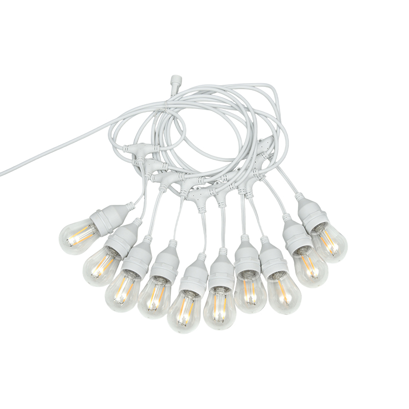 S14 hanging wire E27 warm white string lamp single lamp 2W