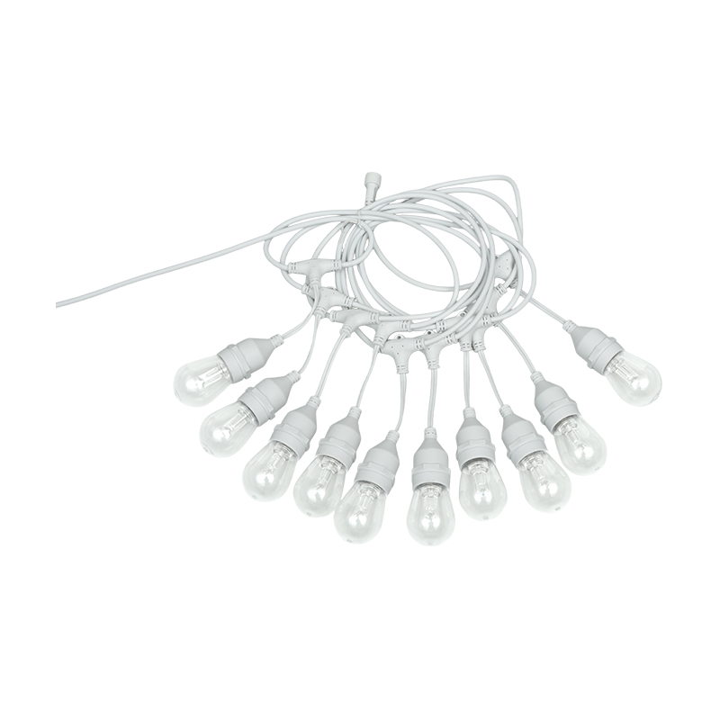 S14 pixel-level na nakokontrol na RGB warm white pendant string lights