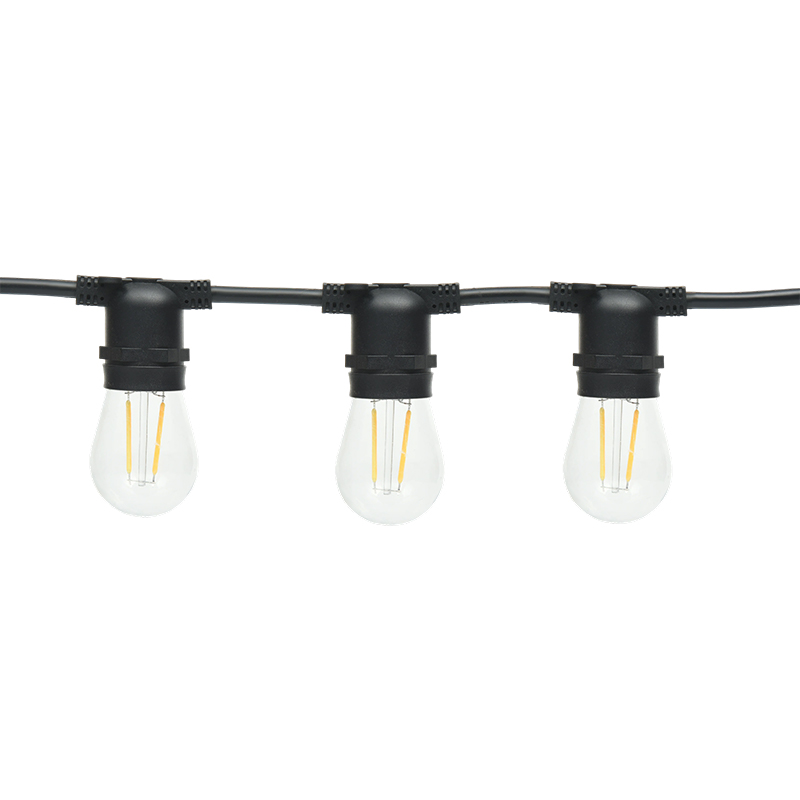 Flat head integrated string light