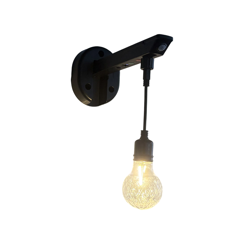 Diamond pattern diffused solar wall light (A60 bulb shape)